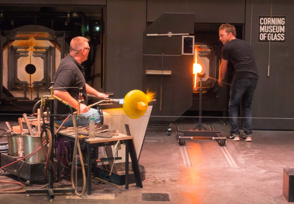 Master glassworkers demonstration