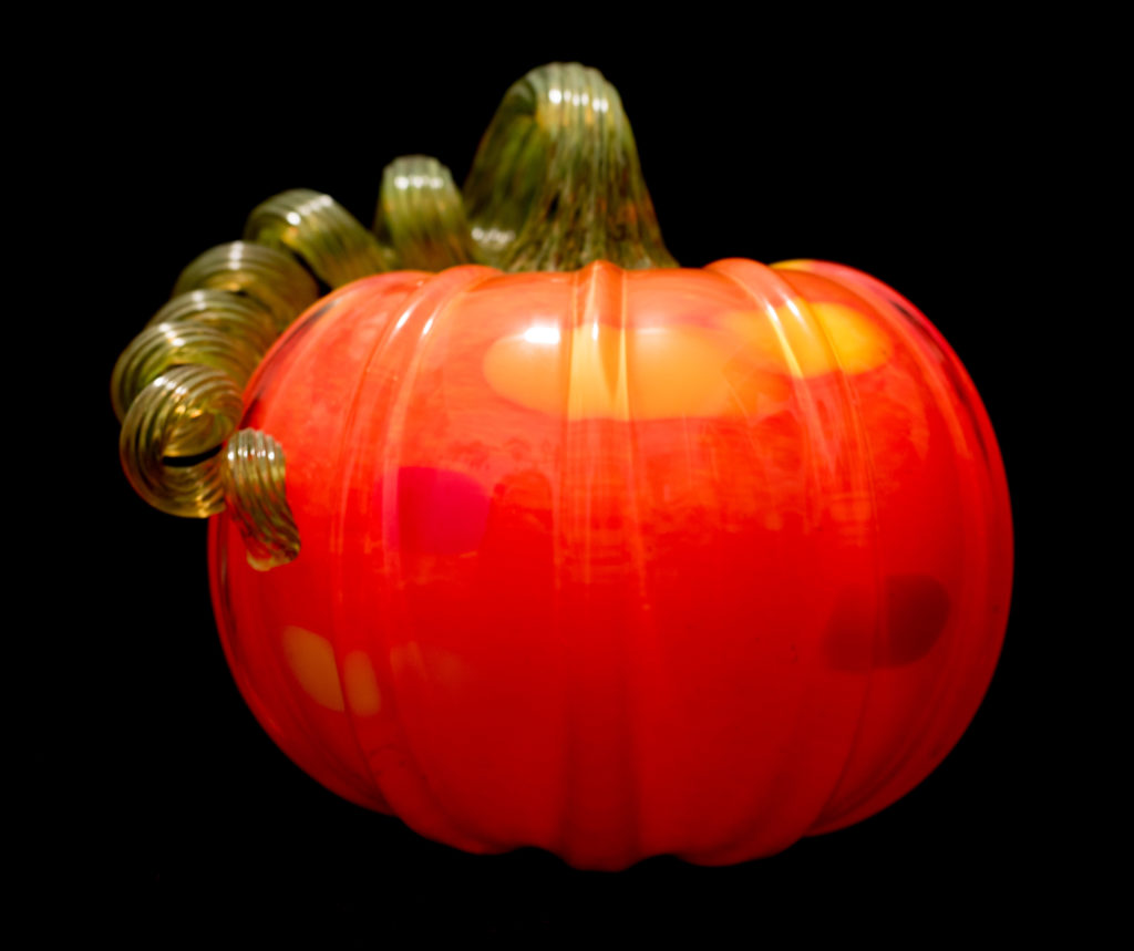 Glass pumpkin