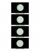 Novice Print ~ Tanya Riseman ~ Sunspots Around the Clock