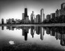 Advanced Print ~ David Terao ~ Reflections of the Chicago Skyline