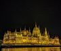 Jim Riley ~ Budapest Castle with Birds at Night